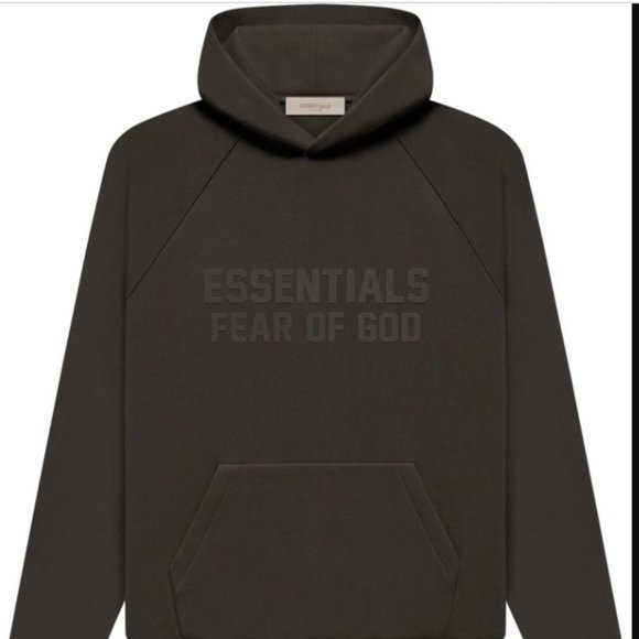 Fear of God Essentials 'Off Black' Premium Hoodie